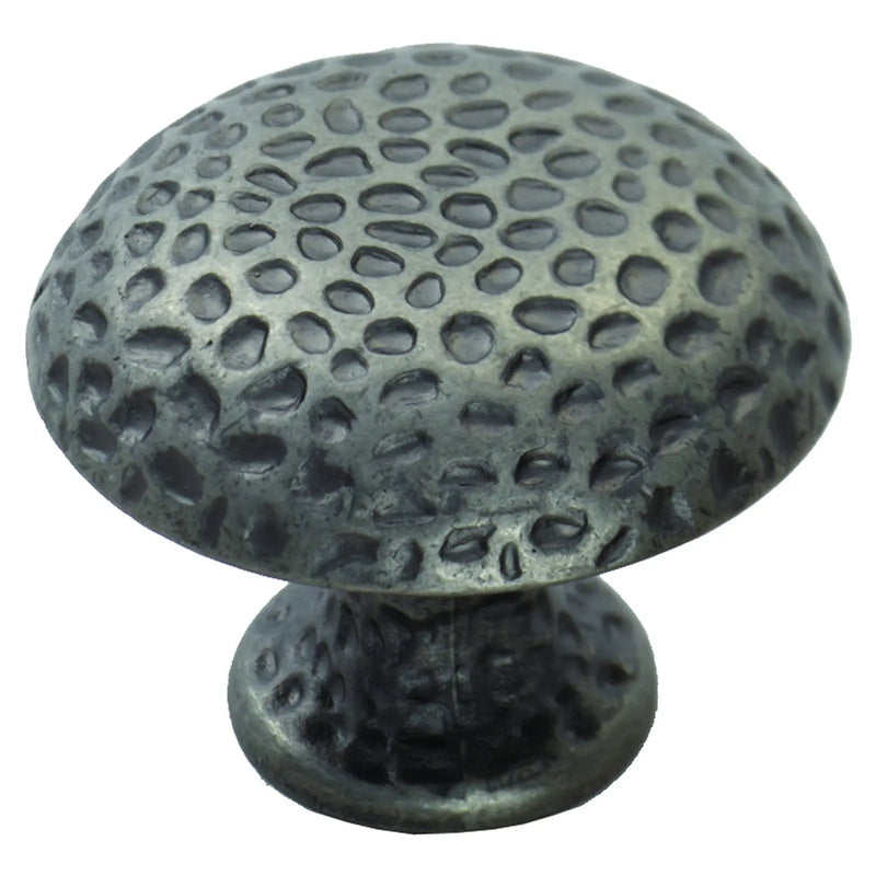 Hammered Finish Knob 38Mm - Antique Steel 20 ( 38 )