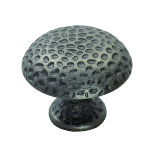 Hammered Finish Knob 32Mm - Antique Steel 18 ( 32 )
