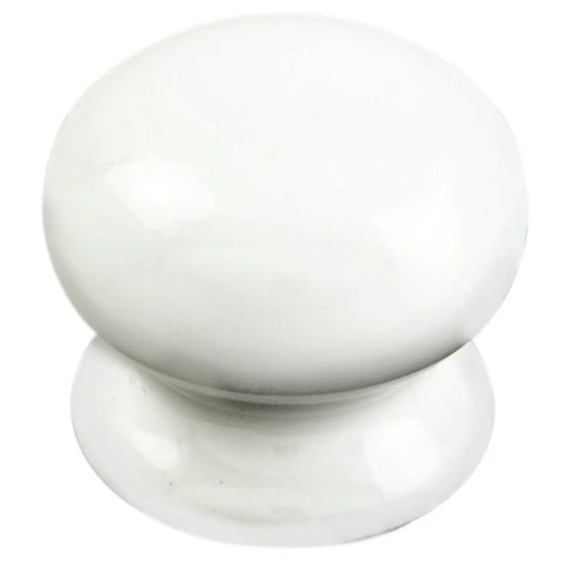 Porcelain Knob 45Mm - White Porcelain 40 ( 43 )