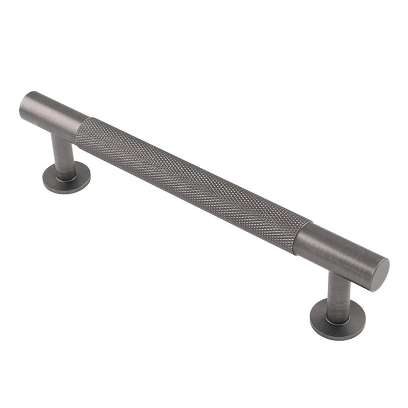 Knurled Cabinet Pull Handle 128Mm C/C - Anthracite