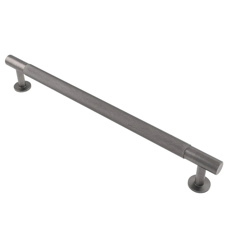 Knurled Cabinet Pull Handle 224Mm C/C - Anthracite