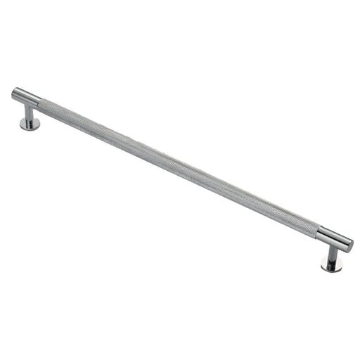 Knurled Cabinet Pull Handle 320Mm C/C - Polished Chrome