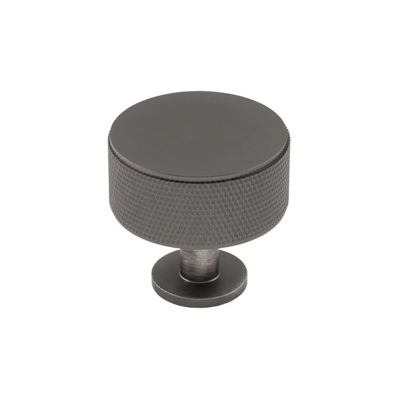 Knurled Cabinet Radio Knob - Anthracite