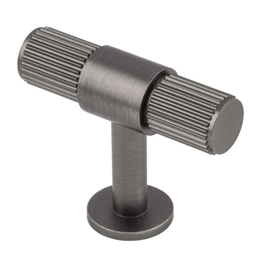 Lines Cabinet T-Bar Knob - Anthracite