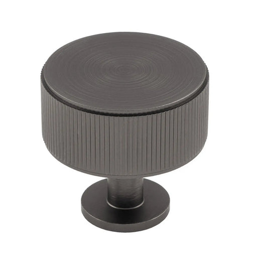 Lines Cabinet Radio Knob - Anthracite