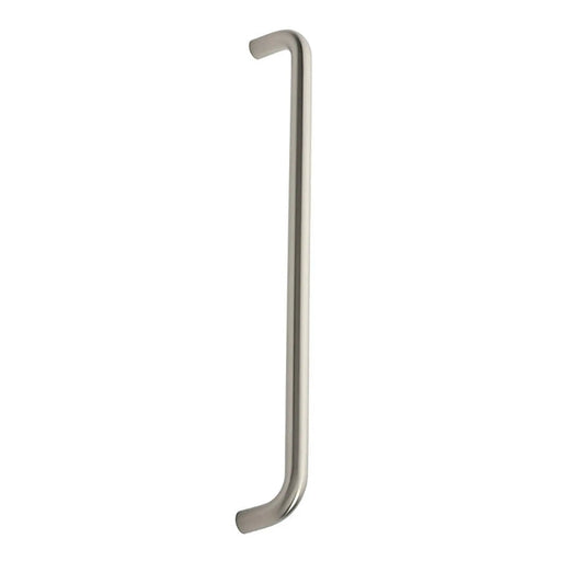 19Mm Dia. D Pull Handle - 450Mm C/C - Bolt Through Fixing - Bright Stainless Steel