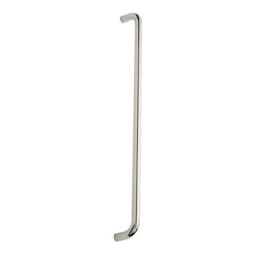 19Mm Dia. D Pull Handle - 600Mm C/C - Bolt Through Fixing - Bright Stainless Steel