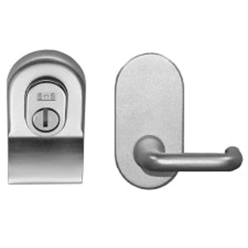 Cylinder Pull & Disabled Turn To Suit Mortice Cylinder Nightlatch - Satin Chrome