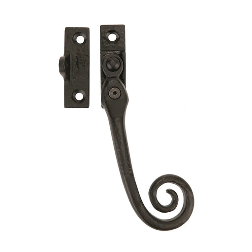 Locking Casement Fastener C/W Key - Right Hand - Black Antique 57 x 17mm