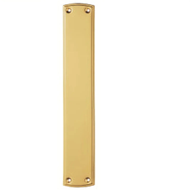 Finger Plate (Ornate) - Polished Brass 382MM X 64MM