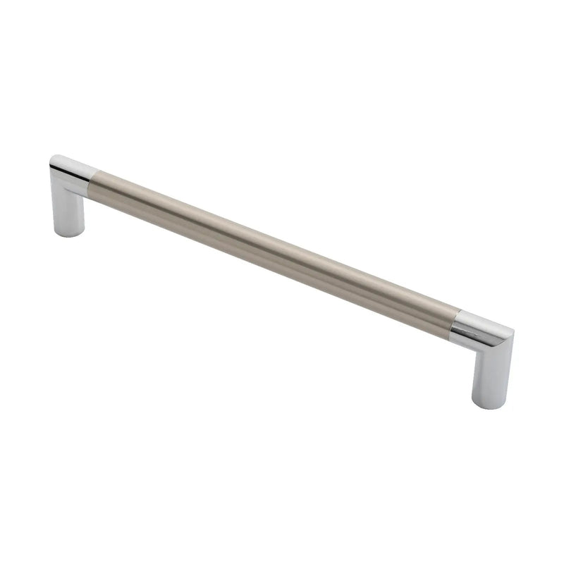 Trend Pull Handle - 300Mm C/C - Bolt Through Fixing - Polished Chrome/Satin Nickel 305mm
