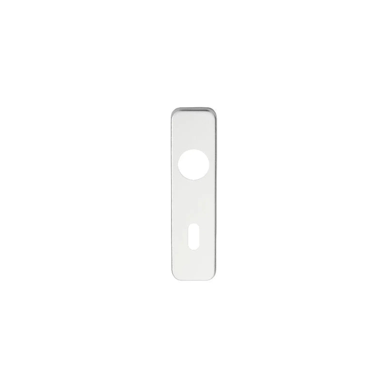 57Mm C/C Lock Plate (Pair) - Satin Anodised Aluminium