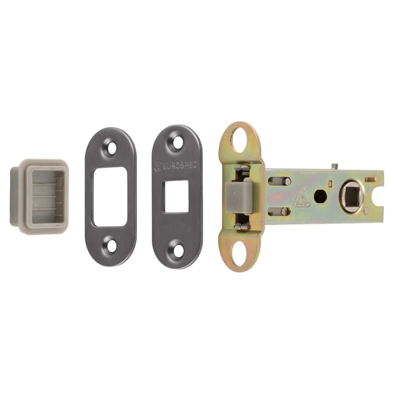 76Mm Tubular Magnetic Catch - 8Mm Follower - Radius - Matt Bronze