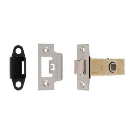 64Mm Heavy Duty Tubular Latch - 8Mm Follower - Square - Satin Stainless Steel