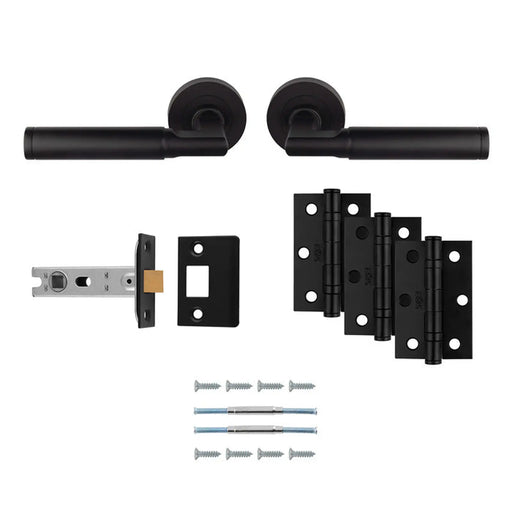 Belas Latch Pack - Ultimate Door Pack - Matt Black