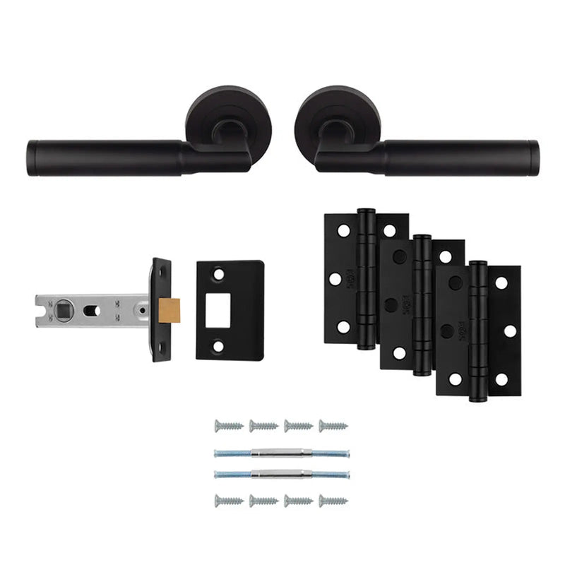 Belas Latch Pack - Ultimate Door Pack - Matt Black