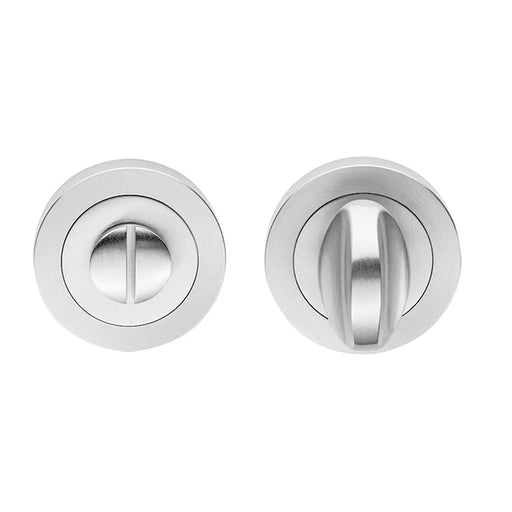 Turn & Release On Concealed Fix Round Rose (4.5 X 67Mm Spindle) - Satin Chrome 51MM