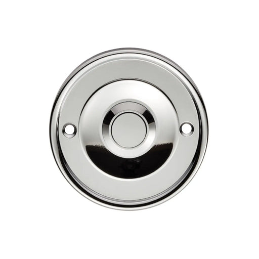 Round Bell Push - Polished Chrome 65 x 7