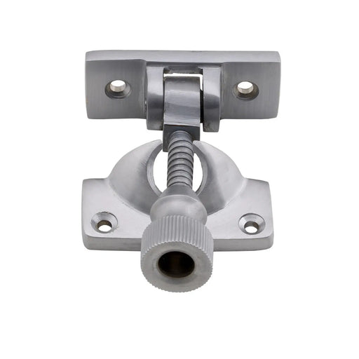 Architectural Quality Sash Fastener (Brighton Pattern) - Satin Chrome 60mm x 24.5mm