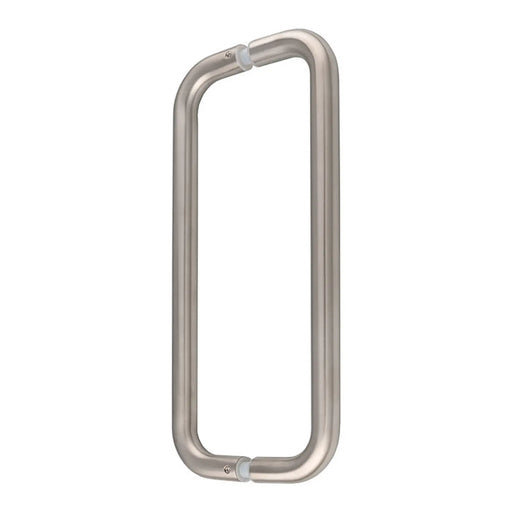 19Mm Dia. D Pull Handle - 300Mm C/C - Back To Back Fixing - Satin Stainless Steel