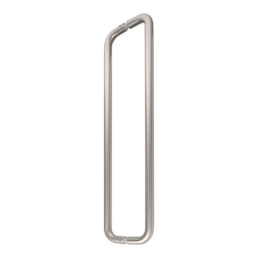 19Mm Dia. D Pull Handle - 600Mm C/C - Back To Back Fixing - Satin Stainless Steel