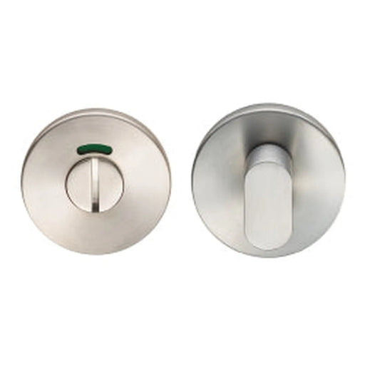 Turn & Release - 5Mm Spindle - Push-On Round Rose - Optional Indicator - Satin Stainless Steel