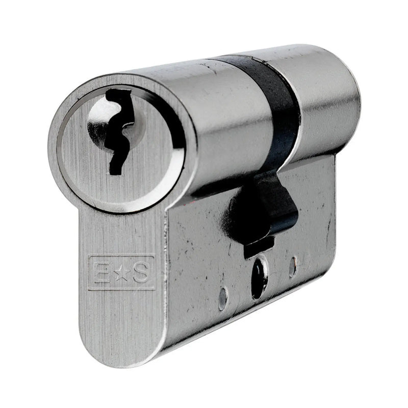 Mp5 60Mm Euro Double Cylinder - Ktd - (Contract) - Nickel Plated