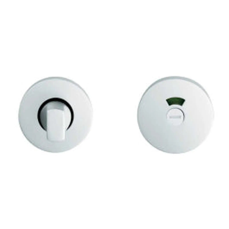 Turn & Release On Concealed Fix Round Rose With Indicator (5Mm Follower) - Satin Anodised Aluminium