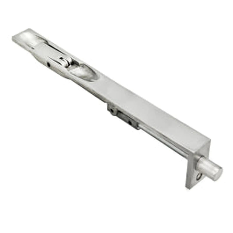 203 X 20Mm Lever Action Flush Bolt - Square - Bright Stainless Steel 203x20x40