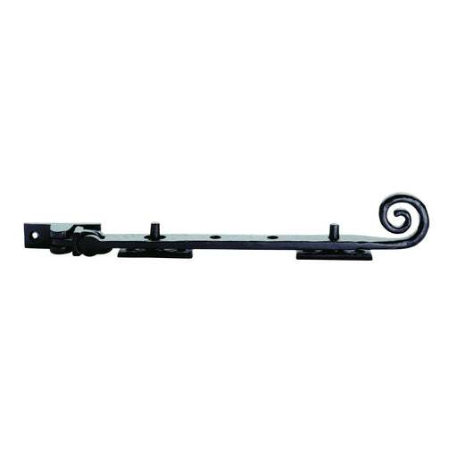 310Mm Curly Tail Casement Stay - Black Antique 305MM