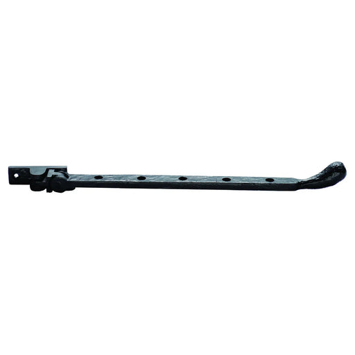 245Mm Bulb End Casement Stay - Black Antique 254MM