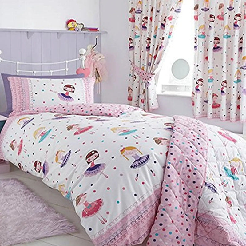 Portfolio Kids Ballerina Single Duvet Cover Set
