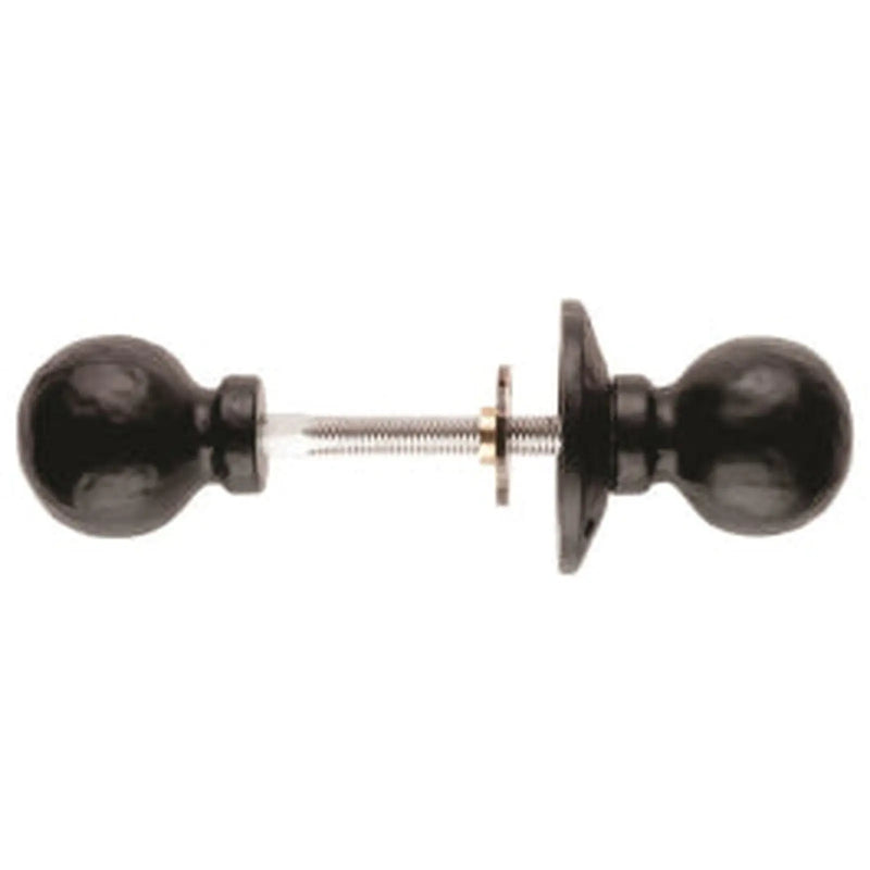 Ball Rim Knob Furniture ( 60Mm Rose / 45Mm Knob ) - Black Antique 60 R/45 K