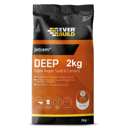 Everbuild Jetcem Rapid Set Sand Cement 2KG