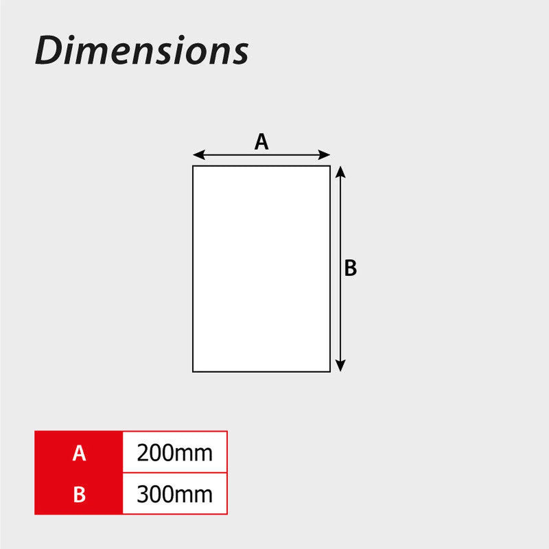 Centurion Sound horn 1.2mm Recyclable PP (200 x 300mm) - Min Order 2