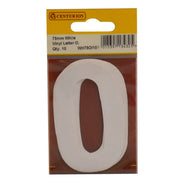 Centurion 75mm White Helvetica Bold Condensed Style Vinyl Letter O (Pack of 10) - Min Order 2