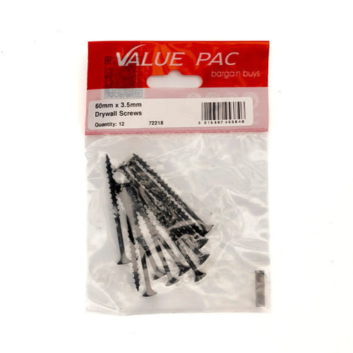 Centurion 60mm x 3.5mm Drywall Screws (Pack of 12) - Pack of 10