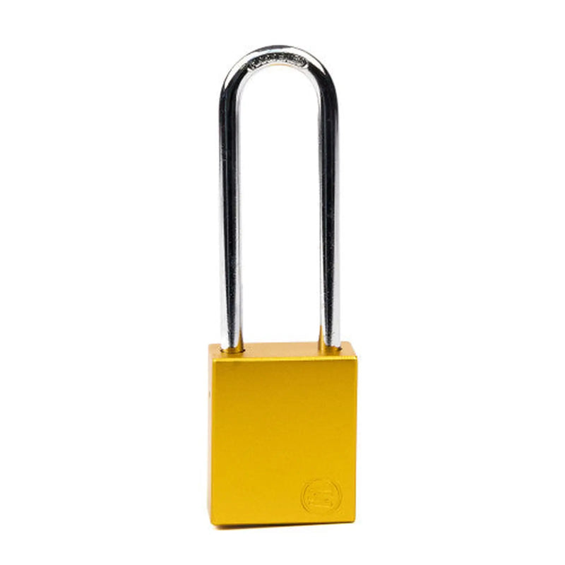 Centurion Aluminium Safety Lockout Padlock Long Shackle - Yellow