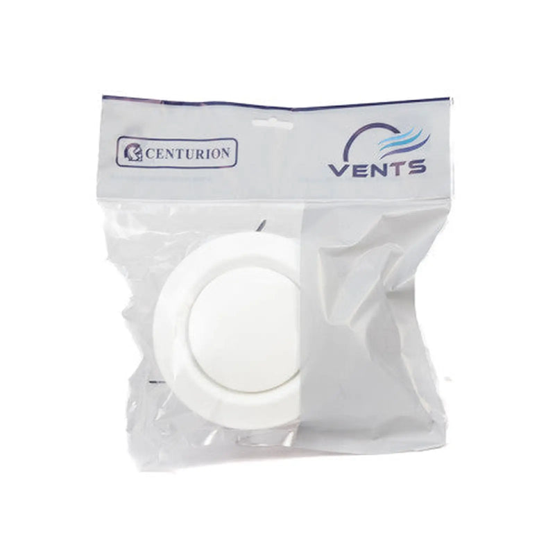 Centurion Ceiling Diffuser - White - 100mm - Pack of 5