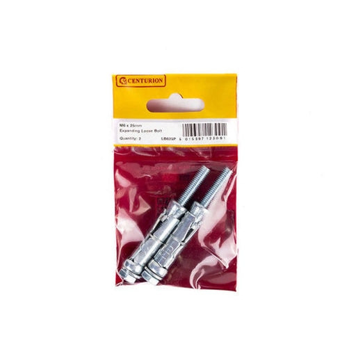 Centurion M6 x 25mm Expanding Loose Bolt  (Pack of 2) - Pack of 5