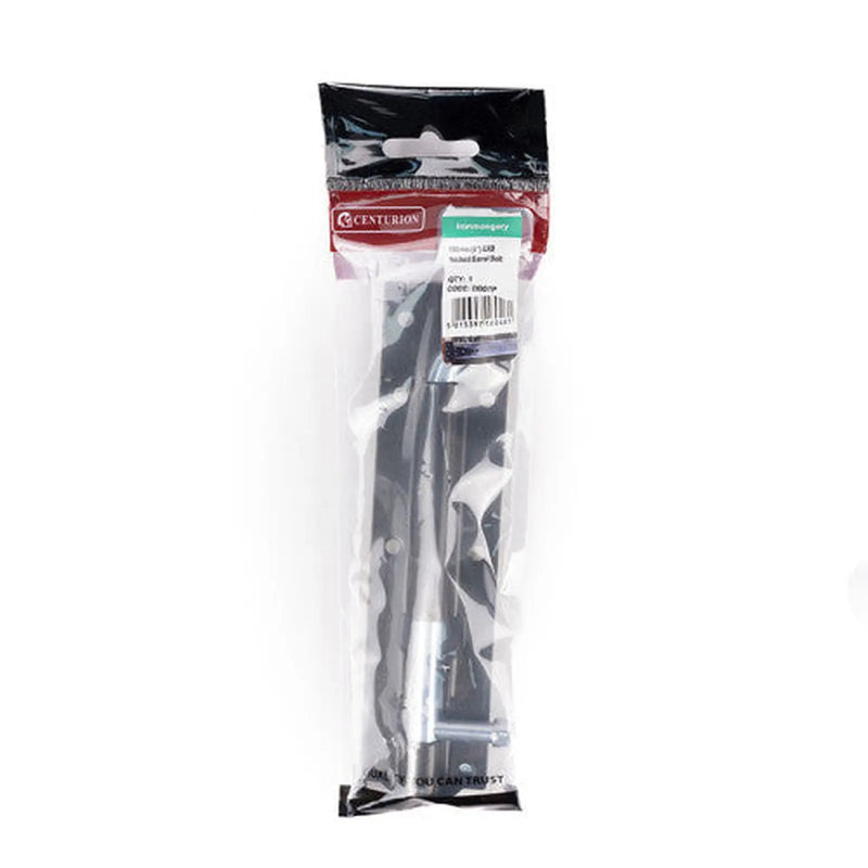 Centurion Necked Tower Bolt, Black, 150mm - Pack of 3