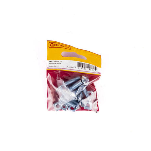 Centurion M6 x 20mm ZP Roofing Bolts (Pack of 9) - Pack of 5