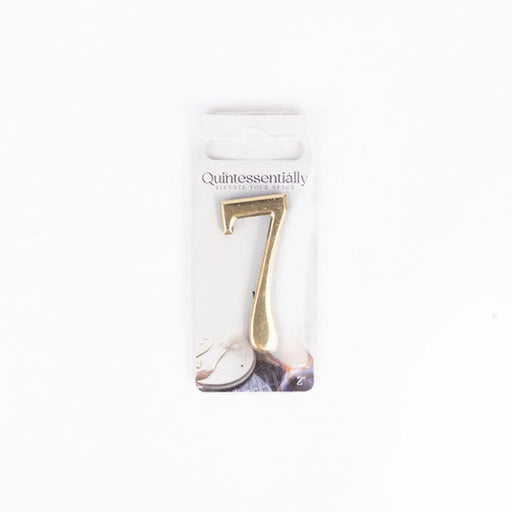 Centurion 2" Gold Effect Numeral 7 - Pack of 5