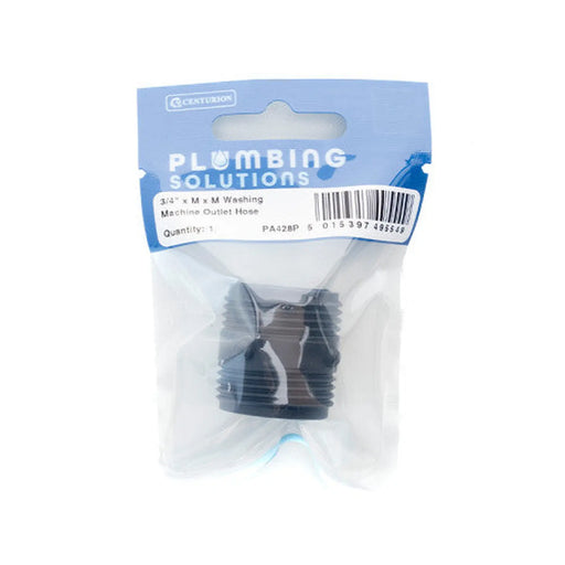 Centurion 3/4" x M x M  Washing Machine Outlet Hose Connector - Pack of 5