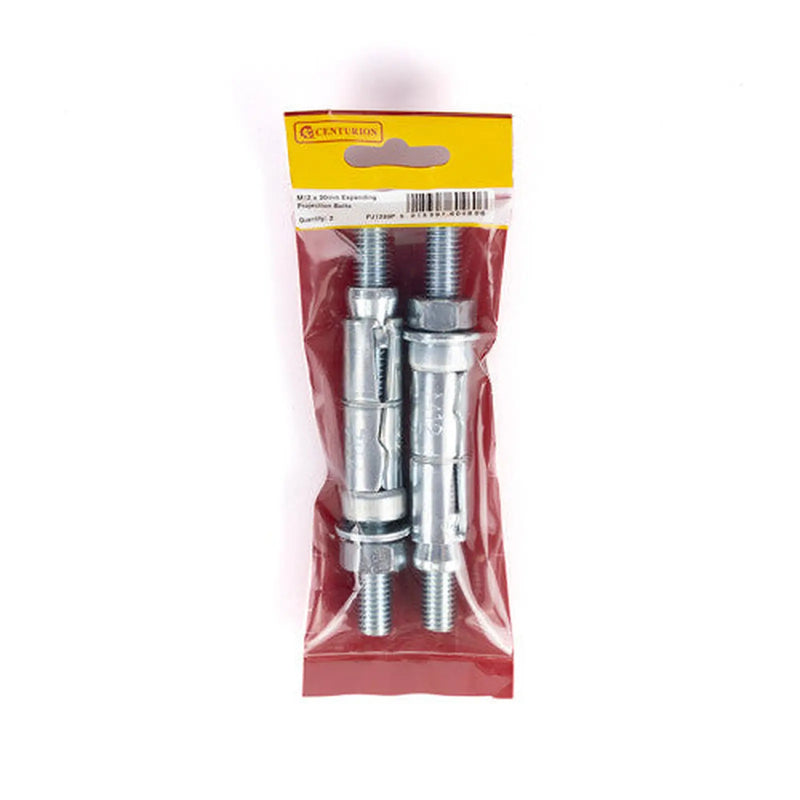 Centurion M12 x 30mm Expanding Projection Bolts (Packs of 2) - Pack of 5