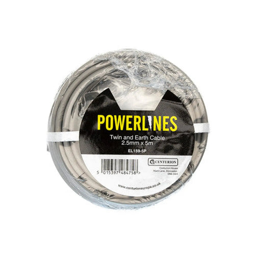 Centurion Twin and Earth Cable, 2.5mm x 5m