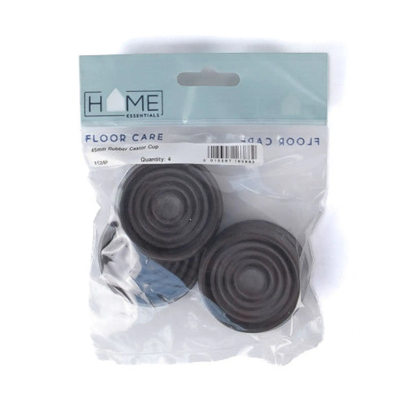 Centurion 45mm Rubber Castor Cups 4pk - Pack of 5