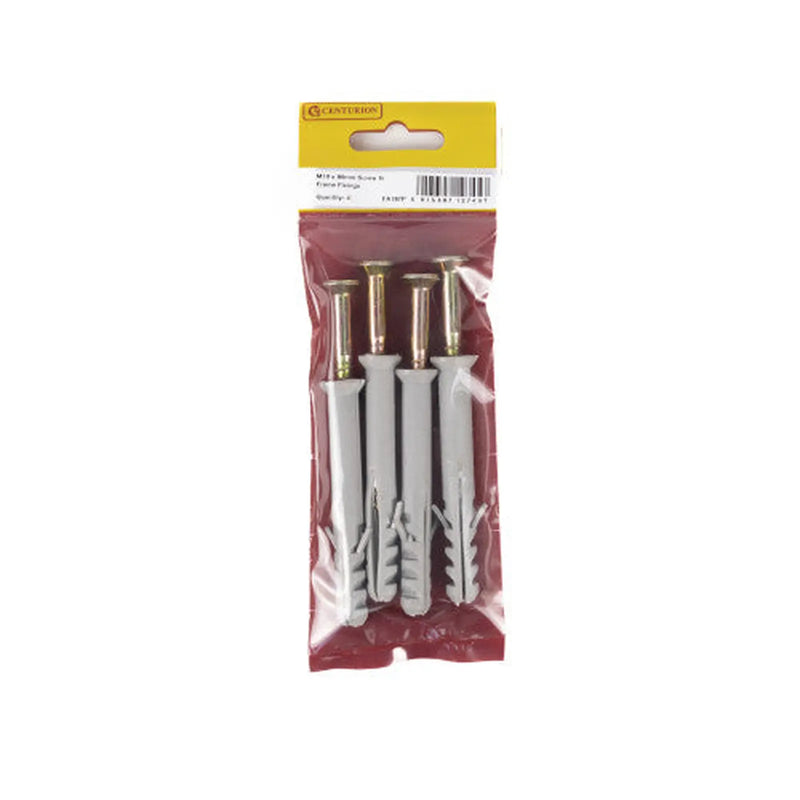 Centurion M10 x 80mm Screw In Frame Fixings  (Pack of 4) - Pack of 5