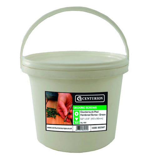 Centurion 60mm x 4.5mm Timber Decking Screws (Tub of 400)