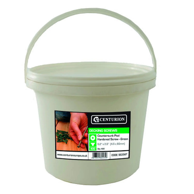 Centurion 60mm x 4.5mm Timber Decking Screws (Tub of 400)